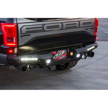 Load image into Gallery viewer, Addictive Desert Designs Bumpers - Steel Addictive Desert Designs 17-18 Ford F-150 Raptor HoneyBadger Rear Bumper w/ 10in SR LED Mounts