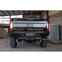 Load image into Gallery viewer, Addictive Desert Designs Bumpers - Steel Addictive Desert Designs 17-18 Ford F-250 HoneyBadger Rear Bumper w/ Backup Sensor Cutouts