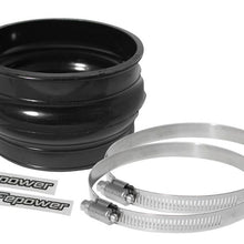 Load image into Gallery viewer, aFe Air Intake Components afe Magnum FORCE Intake Coupling Kit (4-1/2 IN ID x 3 IN L) Straight Coupler w/ Hump - Black