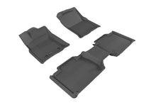 Load image into Gallery viewer, 3D MAXpider 2016-2017 Toyota Tacoma Access Cab Kagu 1st & 2nd Row Floormats - Black | L1TY21501509