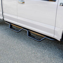 Load image into Gallery viewer, Westin 15-26/17-26 Ford F-150/F-250/F-350/F-450 SuperCab Outlaw Drop Nerf Step Bars Tex Black | 20-13935