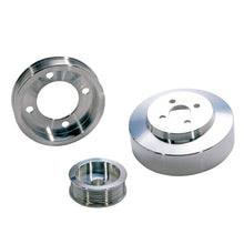 Load image into Gallery viewer, BBK Performance Parts 1554 1994-1995 MUSTANG 5.0 3 PC PERFORMANCE UNDER DRIVE PULLEY KIT (BILLET ALUMINUM) Engine Under Drive Pulley Kit BBK Performance Parts
