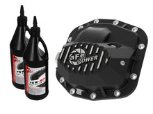 Load image into Gallery viewer, aFe AFE46-71011B aFe 18-23 Jeep Wrangler JL Pro Series (Dana M186) Front Diff Cover w/ Oil - Black