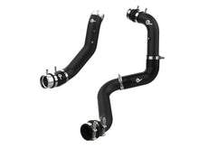 Load image into Gallery viewer, aFe AFE46-20704-B aFe 2024 GM Diesel Trucks V8 6.6L L5P BladeRunner Aluminum 3in Hot & 3.5in Cold Charge Pipe - Black