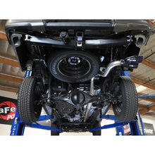 Load image into Gallery viewer, aFe Catback aFe 15-26 Toyota Hilux L4-2.4/2.8L (td) Vulcan Series 3in SS Rear-Side Exit Exhaust w/ Black Tip