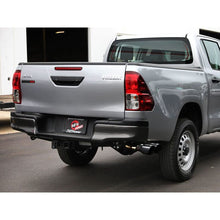 Load image into Gallery viewer, aFe Catback aFe 15-26 Toyota Hilux L4-2.4/2.8L (td) Vulcan Series 3in SS Rear-Side Exit Exhaust w/ Black Tip