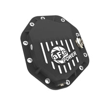 Load image into Gallery viewer, aFe Diff Covers aFe 19-25 GM Trucks Front Diff Cover - Black w/ Machined Fins
