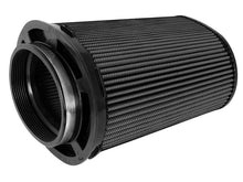 Load image into Gallery viewer, aFe AFE24-91136K-MA aFe Magnum FLOW Black Pro 5R Air Filter (Pair) (6x4)in F x (8-1/4x6-1/4in) B x (7-1/4x5in) Tx10in H