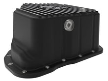 Load image into Gallery viewer, aFe AFE46-71070B aFe POWER GM Diesel Trucks 01-10 V8-6.6L (td) Pro Series Engine Oil Pan Black w/ Machined Fins