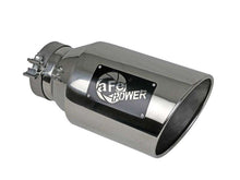 Load image into Gallery viewer, aFe AFE49T50801-P15 aFe Power Universal 5in Inlet 8in Outet MACH Force-XP Clamp-On Exhaust Tip - Polished