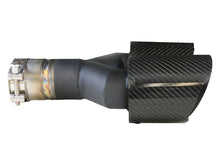Load image into Gallery viewer, aFe AFE49T25480-C121 aFe Takeda 2.5in 304 Stainless Steel Clamp-on Exhaust Tip Passenger Side 2.5in Inlet 4inDual-Carbon