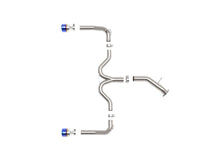 Load image into Gallery viewer, aFe AFE49-37037-L aFe Takeda 20-21 Kia Forte GT 1.6L (t) 3in to 2.5in SS Axle-Back Exhaust System w/ Blue Flame Tips