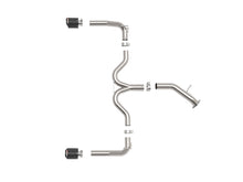 Load image into Gallery viewer, aFe AFE49-37037-C aFe Takeda 20-21 Kia Forte GT 1.6L (t) 3in to 2.5in SS Axle-Back Exhaust System w/ Carbon Fiber Tips