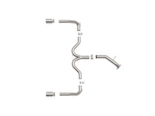 Load image into Gallery viewer, aFe AFE49-37037-P aFe Takeda 20-21 Kia Forte GT 1.6L (t) 3in to 2.5in SS Axle-Back Exhaust System w/ Polished Tips