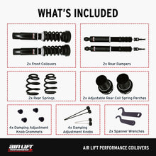 Load image into Gallery viewer, Air Lift ALF79005 Air Lift Performance 09-16 Audi A4 / 07-17 Audi A5 Coilover Kit