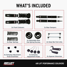 Load image into Gallery viewer, Air Lift ALF79021 Air Lift Performance 15-19 BMW 3-Series / 15-20 BMW 4-Series Coilover Kit