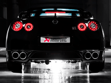 Load image into Gallery viewer, Akrapovic AKRME-NI/T/1 Akrapovic 08-17 Nissan GT-R Evolution Line Cat Back (Titanium) (Req. Tips)