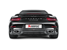 Load image into Gallery viewer, Akrapovic AKRS-PO991TSO-HT Akrapovic 14-15 Porsche 911 Turbo/Turbo S (991) Slip-On Line (Titanium) w/ Carbon Titanium Tips
