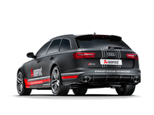 Load image into Gallery viewer, Akrapovic AKRS-AU/TI/3H Akrapovic 14-17 Audi RS6 Avant (C7) Evolution Line Cat Back (Titanium) w/ Carbon Tips