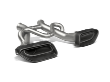 Load image into Gallery viewer, Akrapovic AKRS-MC/TI/2 Akrapovic 14-17 McLaren 650S/650S Spyder Slip-On Line (Titanium) w/ Carbon Tips