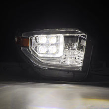 Load image into Gallery viewer, AlphaRex ARX880831 AlphaRex 14-21 Toyota Tundra NOVA LED Proj HL Chrome w/Actv Light & Seq. Sig + Switchback DRL