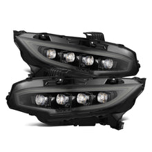 Load image into Gallery viewer, AlphaRex ARX880492 AlphaRex 16-21 Honda Civic NOVA-Series LED Proj Headlights Alpha-Black w/Actv Lgt & Seq.Sig / SB DRL