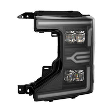 Load image into Gallery viewer, AlphaRex ARX880338 AlphaRex 20-22 Ford F-250/350/450 SD NOVA-Series LED Proj Headlights Bk w/Actv Light SeqSig & SBDRL