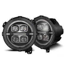 Load image into Gallery viewer, AlphaRex HWWK_880868 AlphaRex 880868 LED PROJ H.LITE 18-23 WRANGLER BLACK