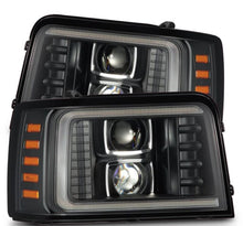 Load image into Gallery viewer, AlphaRex ARX880268 AlphaRex 92-96 Ford F-Series/Bronco LUXX-Series Proj Headlights Blk w/Actv Light SeqSig & SBDRL