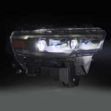 Load image into Gallery viewer, AlphaRex Headlights AlphaRex 25-26 Dodge Ram 1500 Luxx LED Proj Headlights -Alpha Black w/Activ Lit/Seq Signal/Switchbk