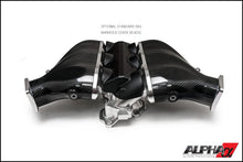 Load image into Gallery viewer, AMS AMSALP.07.08.0101-1 AMS Performance 2009+ Nissan GT-R Alpha Carbon Fiber/Billet Intake Manifold w/Std Fuel Rail - Clear