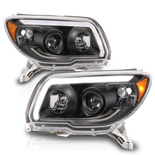 Load image into Gallery viewer, ANZO Headlights ANZO 06-09 Toyota 4 Runner Projector Headlights Plank Style - Black