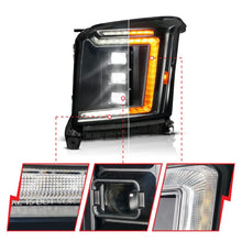 Load image into Gallery viewer, ANZO Headlights ANZO 15-20 GMC Yukon (Incl XL - Factory Halogen Models) Full LED Proj Headlights Black - Driver Side