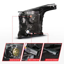 Load image into Gallery viewer, ANZO Headlights ANZO 15-20 GMC Yukon (Incl XL - Factory Halogen Models) Full LED Proj Headlights Black - Driver Side