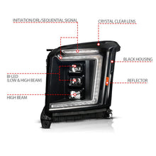 Load image into Gallery viewer, ANZO Headlights ANZO 15-20 GMC Yukon (Incl XL - Factory Halogen Models) Full LED Proj Headlights Black - Driver Side