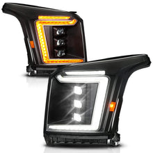 Load image into Gallery viewer, ANZO Headlights ANZO 15-20 GMC Yukon (Incl XL - Factory Halogen Models) Full LED Proj Headlights Black - Pass. Side