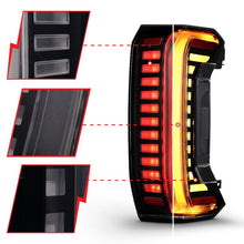 Load image into Gallery viewer, ANZO Tail Lights ANZO 22-24 Toyota Tundra Z-Series Full LED Tail Lights Smoke Lens Init/SeqSig- Pair