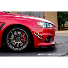 Load image into Gallery viewer, APR Performance CW-489110 APR Mitsubishi Evolution X Stock Bumper Front Wind Splitter - 2008-2016