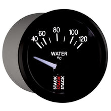 Load image into Gallery viewer, AutoMeter Gauges Autometer 52mm Stack Instruments 40-120 Degree C Electric Water Temperature Gauge - Black