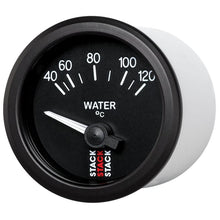 Load image into Gallery viewer, AutoMeter Gauges Autometer 52mm Stack Instruments 40-120 Degree C Electric Water Temperature Gauge - Black