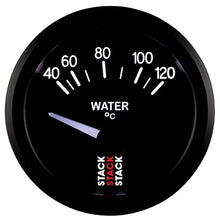 Load image into Gallery viewer, AutoMeter Gauges Autometer 52mm Stack Instruments 40-120 Degree C Electric Water Temperature Gauge - Black
