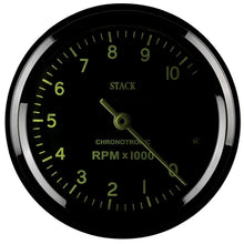 Load image into Gallery viewer, AutoMeter Gauges Autometer Chronocentric Tachometer - 80mm Blk - 0-10K RPM