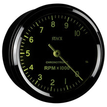 Load image into Gallery viewer, AutoMeter Gauges Autometer Chronocentric Tachometer - 80mm Blk - 0-10K RPM