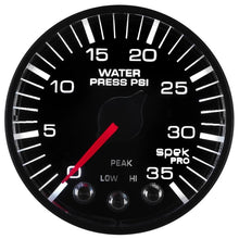 Load image into Gallery viewer, AutoMeter Gauges Autometer Spek-Pro 52.4mm 0-35 PSI Digital Stepper Motor Water Pressure Gauge