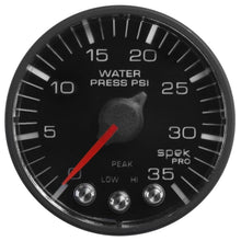 Load image into Gallery viewer, AutoMeter Gauges Autometer Spek-Pro 52.4mm 0-35 PSI Digital Stepper Motor Water Pressure Gauge