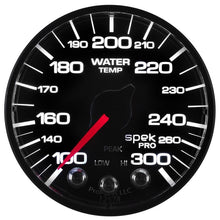 Load image into Gallery viewer, AutoMeter Gauges Autometer Spek-Pro 52.4mm 100-300 Deg F Digital Stepper Motor Water Temp Gauge
