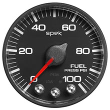 Load image into Gallery viewer, AutoMeter Gauges Autometer Spek-Pro - Nascar 2-1/16in Fuel Press 0- 100 psi Bfb Ecu