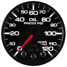Load image into Gallery viewer, AutoMeter Gauges Autometer Spek-Pro - Nascar 2-1/16in Oil Press 0-120 psi Bfb Ecu