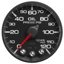 Load image into Gallery viewer, AutoMeter Gauges Autometer Spek-Pro - Nascar 2-1/16in Oil Press 0-120 psi Bfb Ecu
