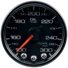 Load image into Gallery viewer, AutoMeter Gauges Autometer Spek-Pro - Nascar 2-1/16in Oil Temp 100-300F Bcb Ecu